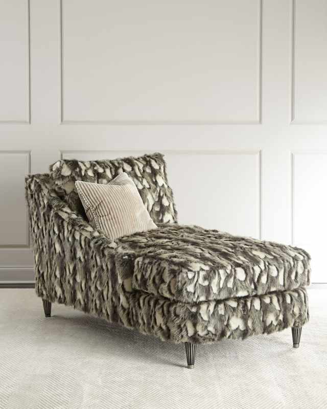 Nash Faux-Fur Right-Arm Chaise